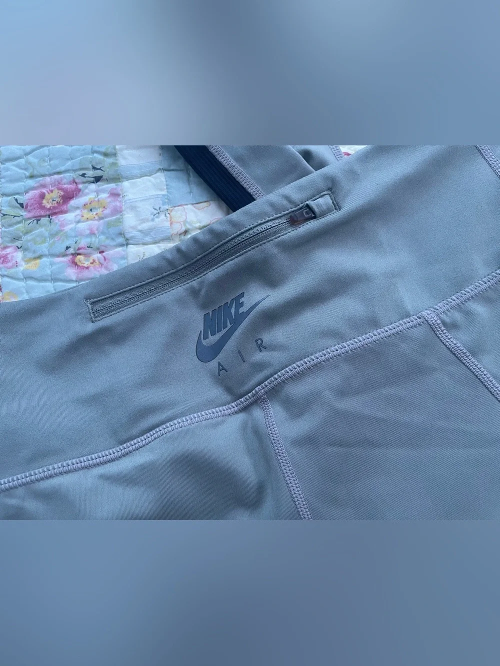 Nike Air Light Gray Performance Leggings